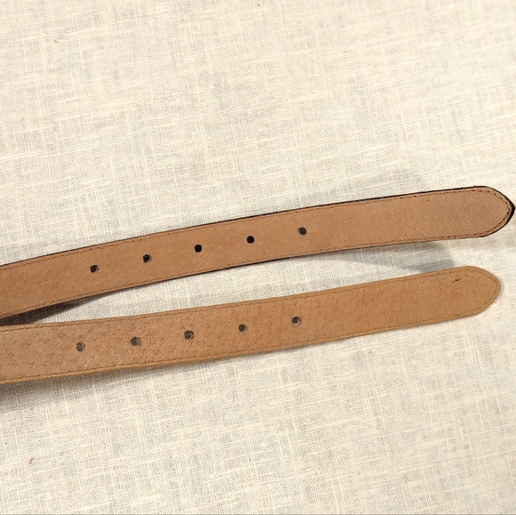Lot of 2 Laura Gayle Suede Leather Belts Brown Tan Women's Sz XL - Picture 8 of 11